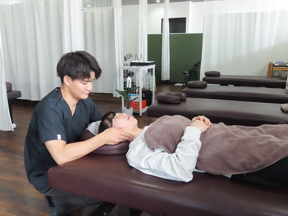 施術の様子